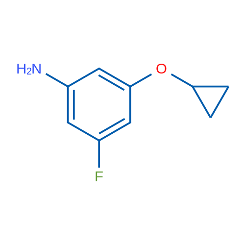 3-Cyclopropoxy-5-fluoroaniline 1g