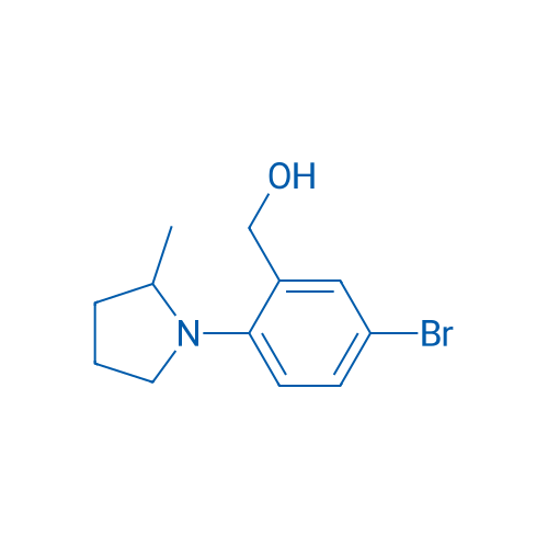 (5-Bromo-2-(2-methylpyrrolidin-1-yl)phenyl)methanol 1g