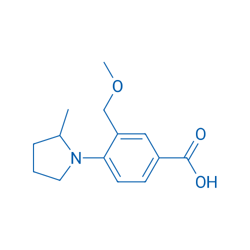 3-(Methoxymethyl)-4-(2-methylpyrrolidin-1-yl)benzoic acid 1g