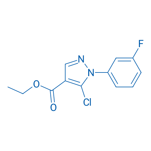 Ethyl 5-chloro-1-(3-fluorophenyl)-1H-pyrazole-4-carboxylate 1g