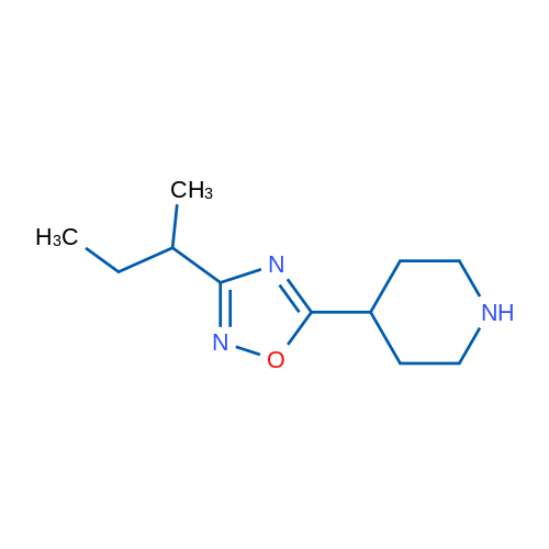 3-(sec-Butyl)-5-(piperidin-4-yl)-1,2,4-oxadiazole 1g