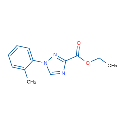 Ethyl 1-(o-tolyl)-1H-1,2,4-triazole-3-carboxylate 1g
