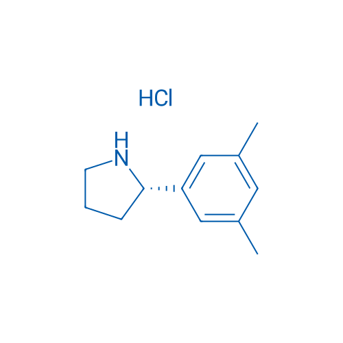 (S)-2-(3,5-Dimethylphenyl)pyrrolidine hydrochloride 250mg