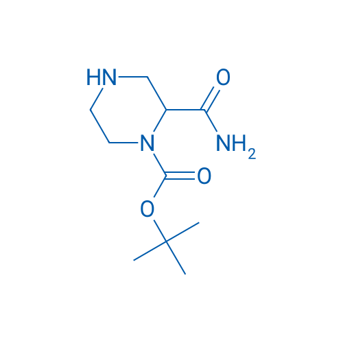 tert-Butyl 2-carbamoylpiperazine-1-carboxylate 250mg