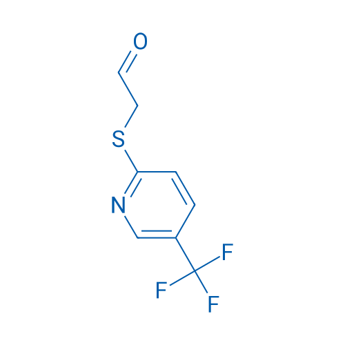 2-((5-(Trifluoromethyl)pyridin-2-yl)thio)acetaldehyde 1g