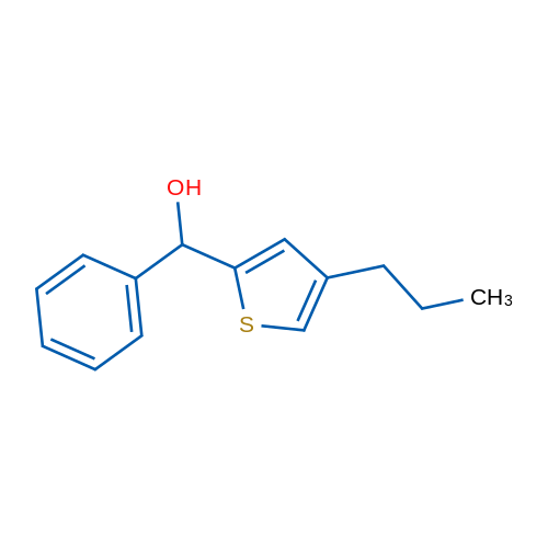Phenyl(4-propylthiophen-2-yl)methanol 1g