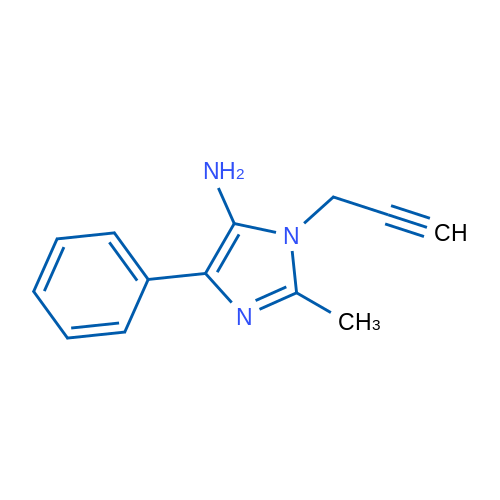 2-Methyl-4-phenyl-1-(prop-2-yn-1-yl)-1H-imidazol-5-amine 1g