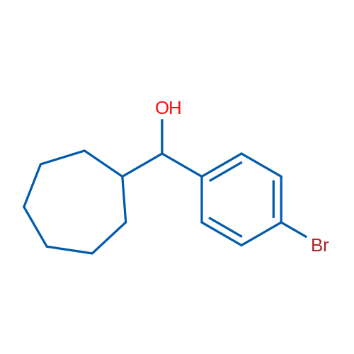 (4-Bromophenyl)(cycloheptyl)methanol 1g