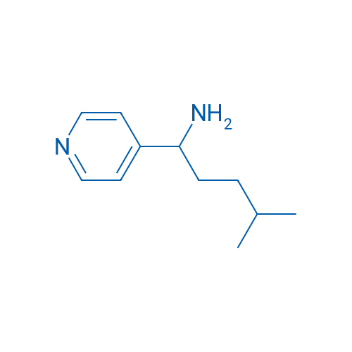 4-Methyl-1-(pyridin-4-yl)pentan-1-amine 100mg