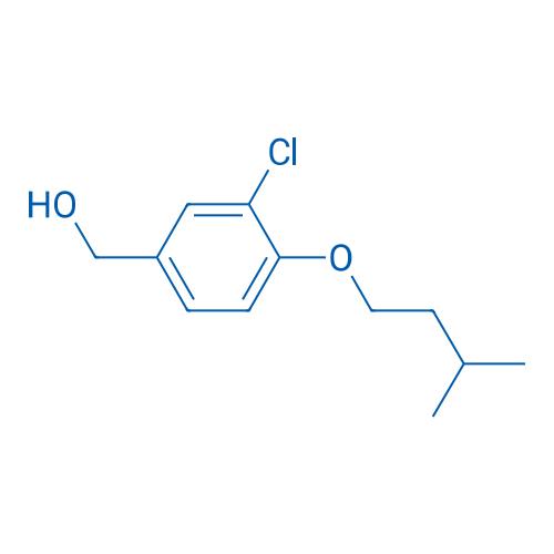 (3-Chloro-4-(isopentyloxy)phenyl)methanol 1g
