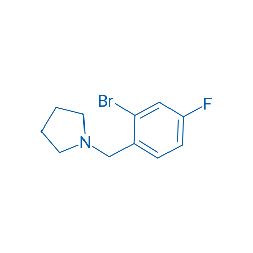 1-(2-bromo-4-fluorobenzyl)pyrrolidine 5g