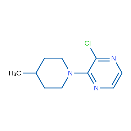 2-Chloro-3-(4-methylpiperidin-1-yl)pyrazine 1g