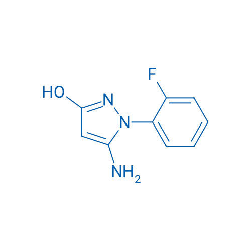 5-Amino-1-(2-fluorophenyl)-1H-pyrazol-3-ol 100mg