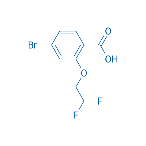 4-Bromo-2-(2,2-difluoro-ethoxy)-benzoic acid 250mg