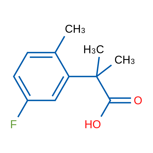 2-(5-Fluoro-2-methylphenyl)-2-methylpropanoic acid 5g