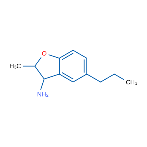 2-Methyl-5-propyl-2,3-dihydro-1-benzofuran-3-amine 5g