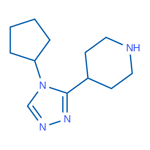 4-(4-Cyclopentyl-4h-1,2,4-triazol-3-yl)piperidine 5g
