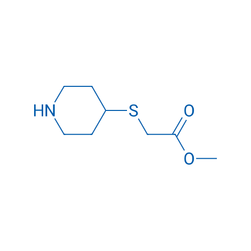 Methyl 2-(piperidin-4-ylthio)acetate 100mg