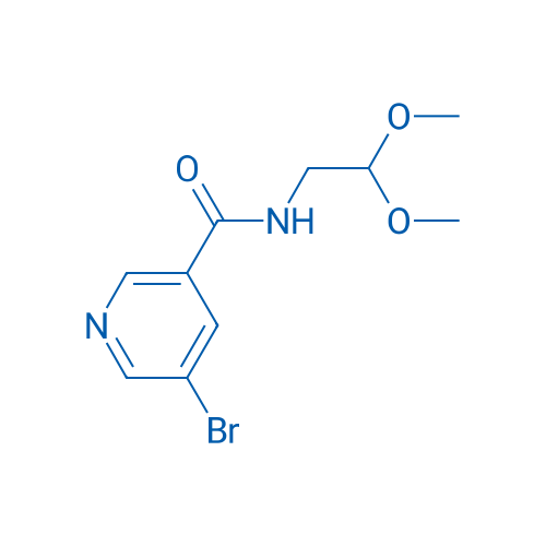 5-Bromo-N-(2,2-dimethoxyethyl)nicotinamide 1g
