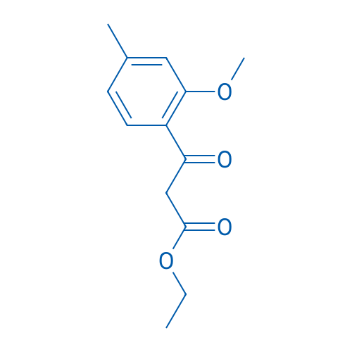 Ethyl 3-(2-methoxy-4-methylphenyl)-3-oxopropanoate 250mg