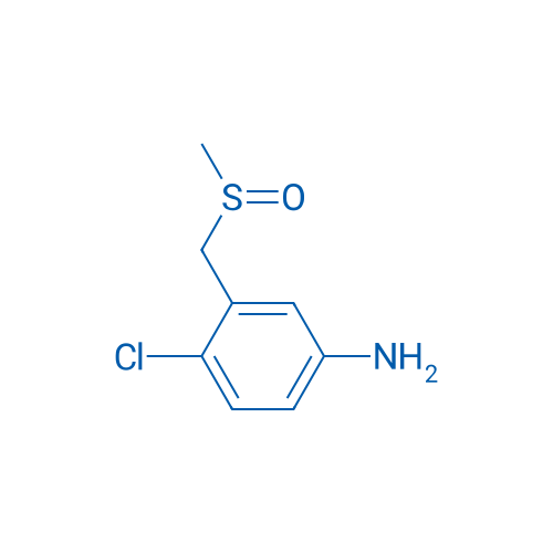 4-Chloro-3-(methanesulfinylmethyl)aniline 1g