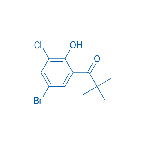 1-(5-Bromo-3-chloro-2-hydroxyphenyl)-2,2-dimethylpropan-1-one 5g