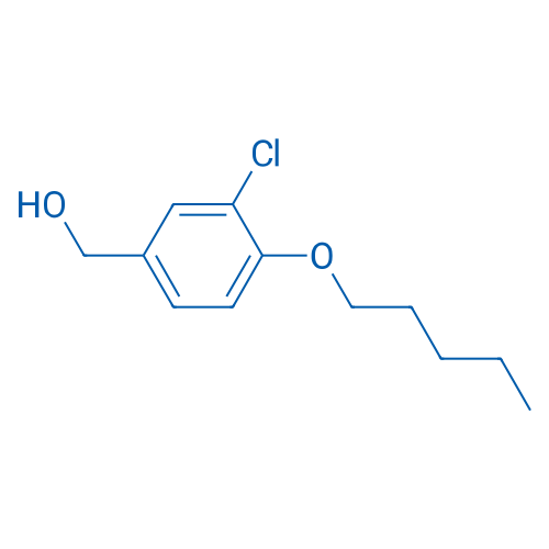 (3-Chloro-4-(pentyloxy)phenyl)methanol 1g