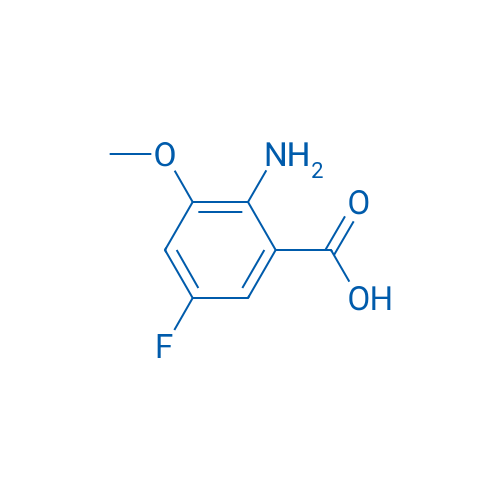 2-Amino-5-fluoro-3-methoxy-benzoic acid 250mg
