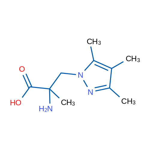 2-Amino-2-methyl-3-(trimethyl-1h-pyrazol-1-yl)propanoic acid 1g