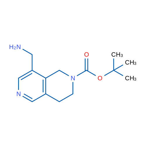 tert-Butyl 8-(aminomethyl)-3,4-dihydro-2,6-naphthyridine-2(1H)-carboxylate 1g