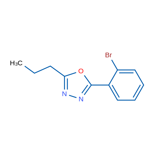 2-(2-Bromophenyl)-5-propyl-1,3,4-oxadiazole 1g
