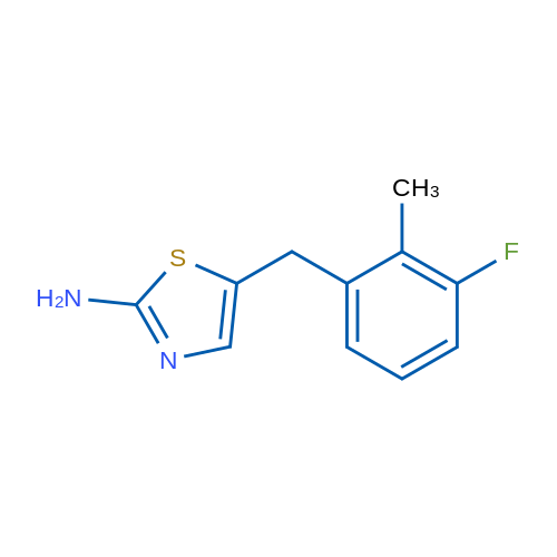 5-(3-Fluoro-2-methylbenzyl)thiazol-2-amine 1g