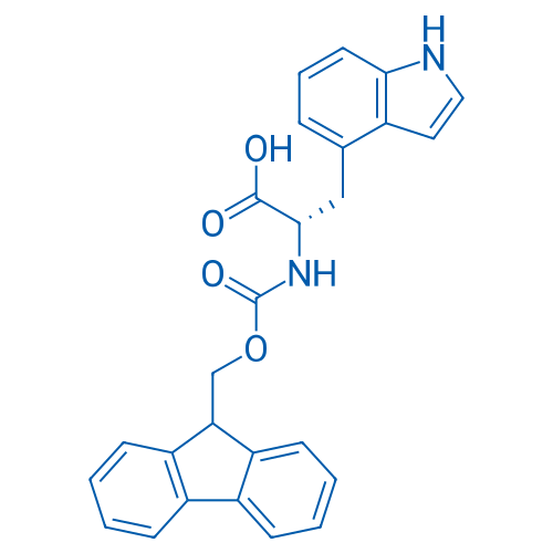 (S)-2-((((9H-Fluoren-9-yl)methoxy)carbonyl)amino)-3-(1H-indol-4-yl)propanoic acid 100mg