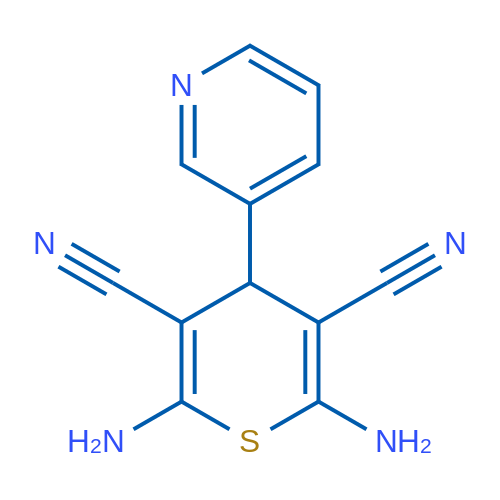 2,6-Diamino-4-(pyridin-3-yl)-4H-thiopyran-3,5-dicarbonitrile 1g