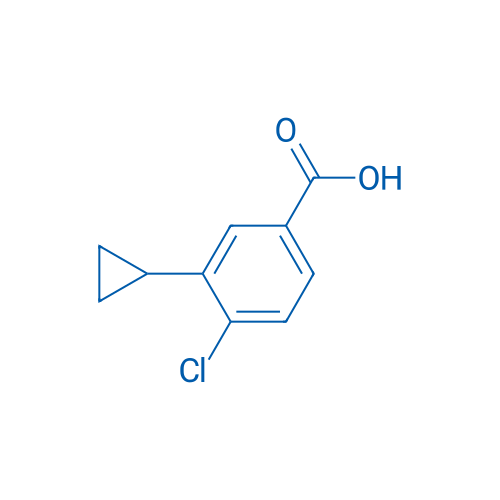 4-Chloro-3-cyclopropylbenzoic acid 1g