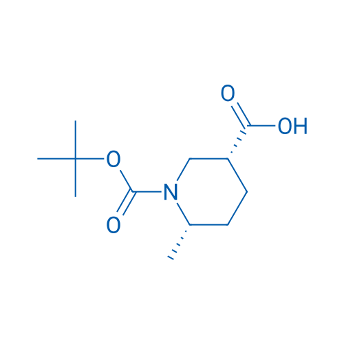 cis-1-(tert-Butoxycarbonyl)-6-methylpiperidine-3-carboxylic acid 100mg