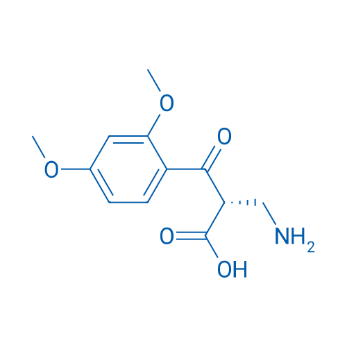 (S)-2-(Aminomethyl)-3-(2,4-dimethoxyphenyl)-3-oxopropanoic acid 1g