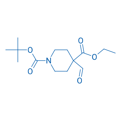 1-tert-Butyl 4-ethyl 4-formylpiperidine-1,4-dicarboxylate 250mg