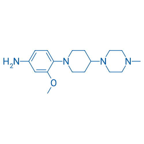 3-Methoxy-4-(4-(4-methylpiperazin-1-yl)piperidin-1-yl)aniline 250mg