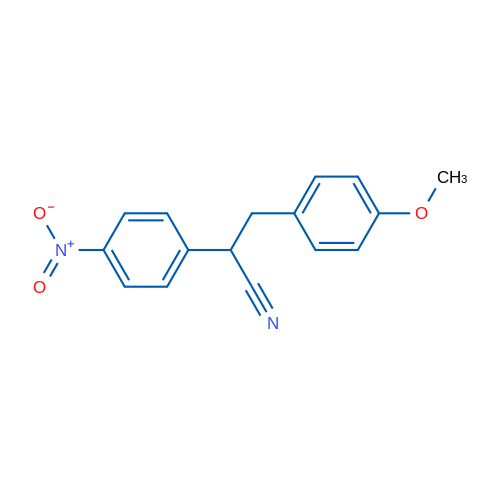 3-(4-Methoxyphenyl)-2-(4-nitrophenyl)propanenitrile 1g