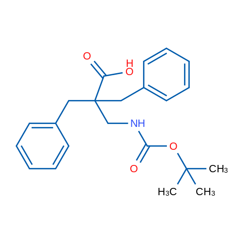2,2-Dibenzyl-3-((tert-butoxycarbonyl)amino)propanoic acid 5g