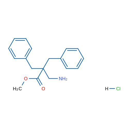 Methyl 3-amino-2,2-dibenzylpropanoate hydrochloride 1g