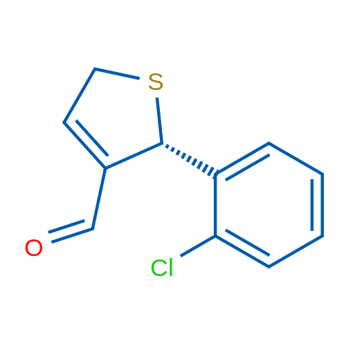 (S)-2-(2-Chlorophenyl)-2,5-dihydrothiophene-3-carbaldehyde 1g