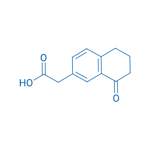2-(8-Oxo-5,6,7,8-tetrahydronaphthalen-2-yl)acetic acid 50mg