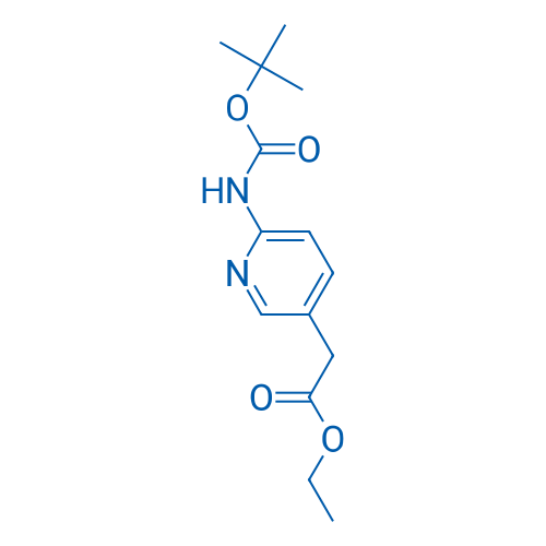Ethyl 2-(6-((tert-butoxycarbonyl)amino)pyridin-3-yl)acetate 1g