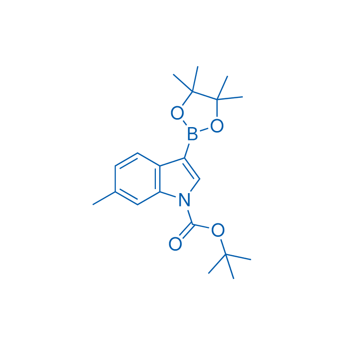 tert-Butyl 6-methyl-3-(4,4,5,5-tetramethyl-1,3,2-dioxaborolan-2-yl)-1H-indole-1-carboxylate 25g