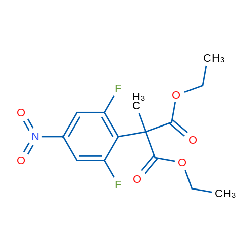 Diethyl 2-(2,6-difluoro-4-nitrophenyl)-2-methylmalonate 250mg