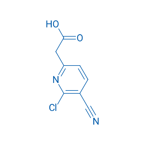 2-(6-Chloro-5-cyanopyridin-2-yl)acetic acid 1g