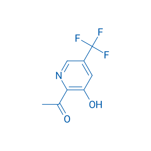 1-(3-Hydroxy-5-(trifluoromethyl)pyridin-2-yl)ethanone 250mg