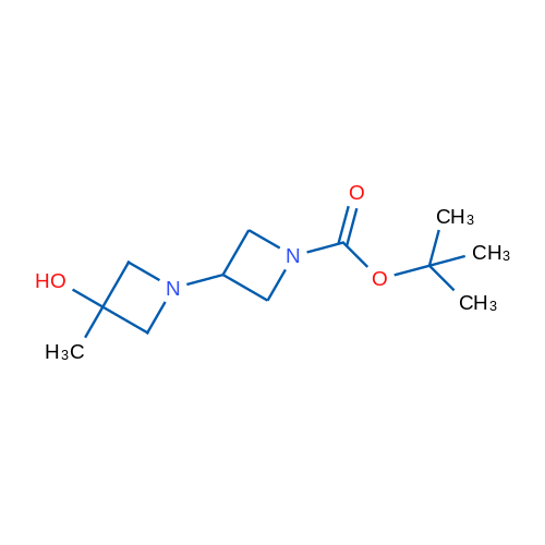 tert-Butyl 3-(3-hydroxy-3-methyl-azetidin-1-yl)azetidine-1-carboxylate 250mg